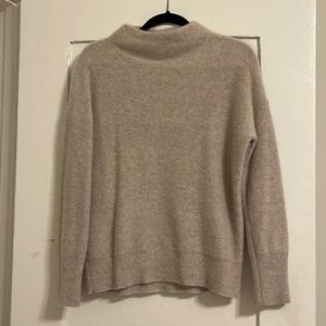 Vince boiled cashmere funnel neck sweater